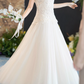 Superbe robe de mariée sirène bustier en satin et tulle, longue et en dentelle, C4563