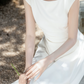 Superbe robe de mariée sirène bustier en satin et tulle, longue et en dentelle, C4563