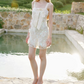 Mini robe de soirée en satin, sans bretelles, sans manches, ligne a, simple, C899