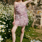 Mini robe de soirée en satin, sans bretelles, sans manches, ligne a, simple, C899
