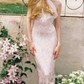 Gorgeous Strapless Pink Prom Dress Sequins Sheath Evening Dress C9070