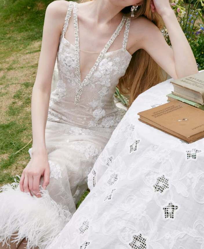 Robe de bal de princesse bustier à volants en satin long, robe de soirée C8117