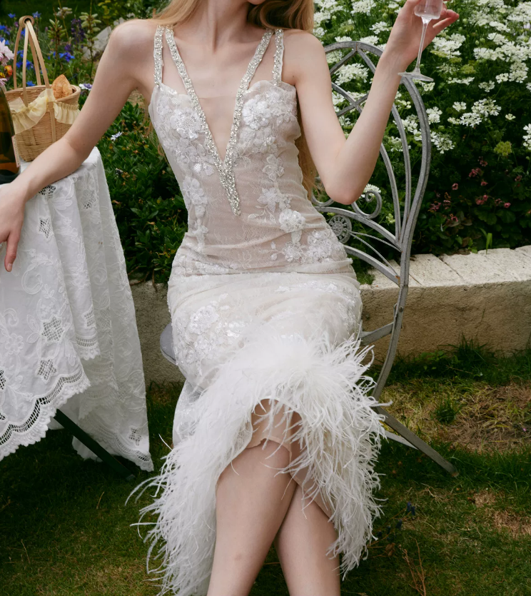 Robe de bal de princesse bustier à volants en satin long, robe de soirée C8117
