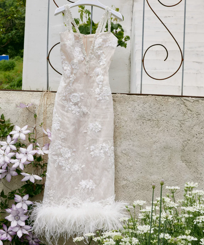 Robe de bal de princesse bustier à volants en satin long, robe de soirée C8117