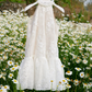 Attractive Halter Neck Beaded Homecoming Dress White Lace A-Line Party Dress C9075