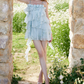 Mini robe de soirée en satin, sans bretelles, sans manches, ligne a, simple, C899