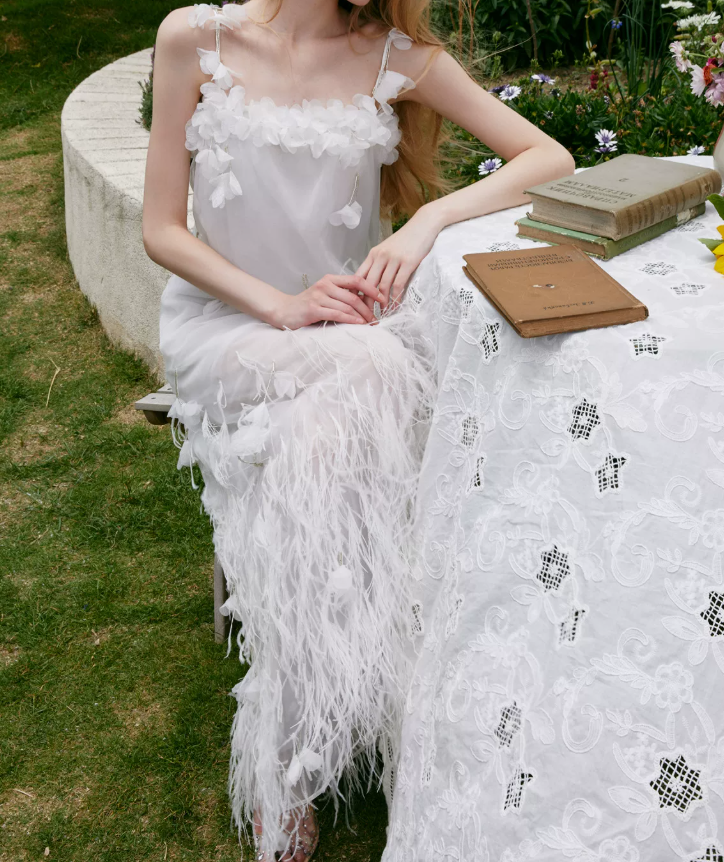 Robe de bal de princesse bustier à volants en satin long, robe de soirée C8117