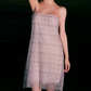 Mini robe de soirée en satin, sans bretelles, sans manches, ligne a, simple, C899