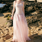 Robe de bal de princesse bustier à volants en satin long, robe de soirée C8117
