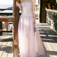 Robe de bal de princesse bustier à volants en satin long, robe de soirée C8117