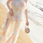 Robe de bal de princesse bustier à volants en satin long, robe de soirée C8117