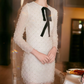Mini robe de soirée en satin, sans bretelles, sans manches, ligne a, simple, C899
