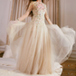Robe de bal de princesse bustier à volants en satin long, robe de soirée C8117