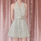 Charming Halter Neck A-Line Homecoming Dress Sequins Backless Party Dress C9110