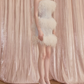 Chic Strapless White Homecoming Dress Sequins Feather Sheath Party Dress C9114