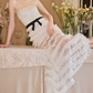 Chic Strapless Ivory Prom Dress Sequins Tiered Mermaid Evening Dress C9124