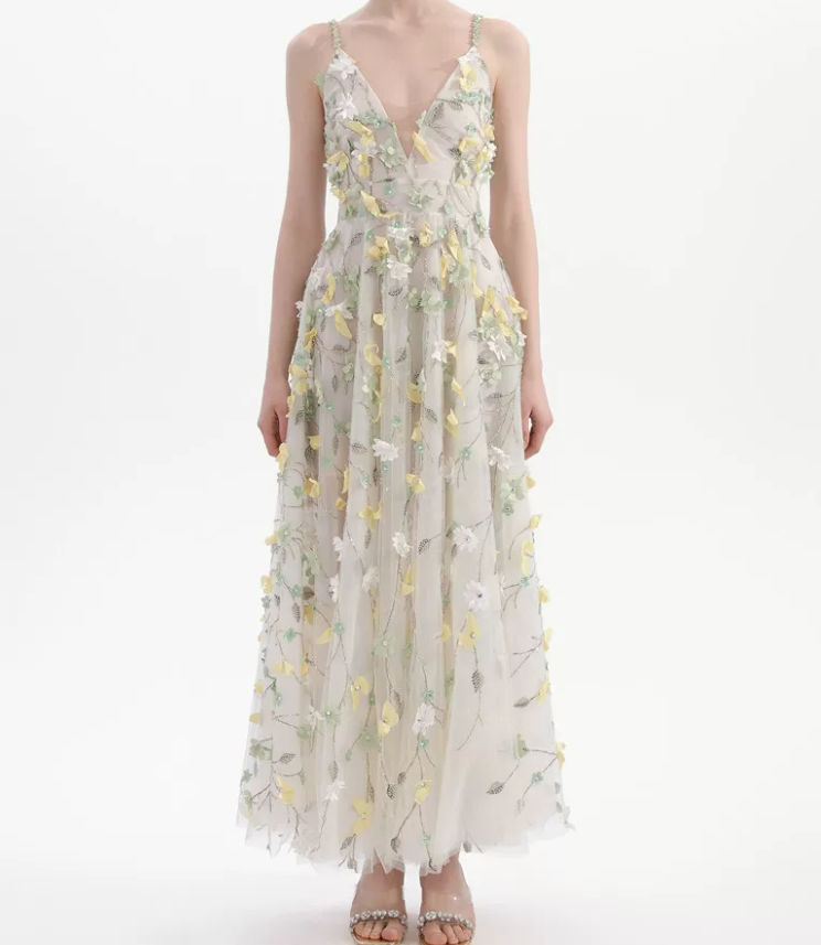 Robe de bal de princesse bustier à volants en satin long, robe de soirée C8117