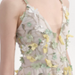 Robe de bal de princesse bustier à volants en satin long, robe de soirée C8117