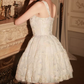 Mini robe de soirée en satin, sans bretelles, sans manches, ligne a, simple, C899