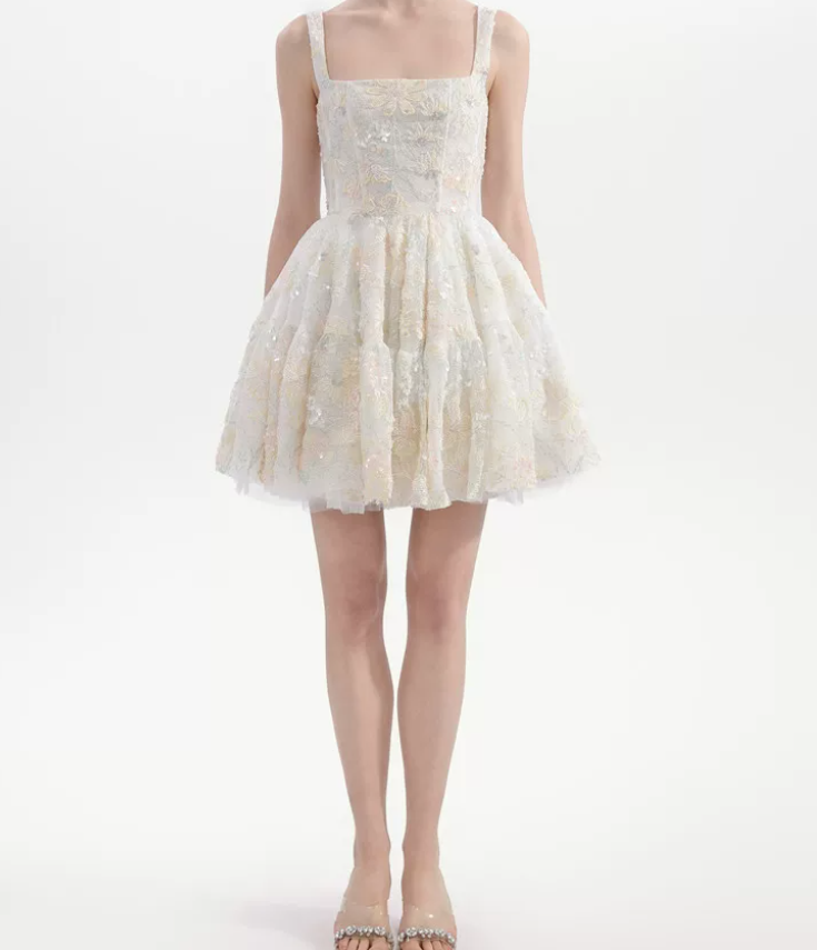 Mini robe de soirée en satin, sans bretelles, sans manches, ligne a, simple, C899