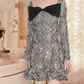 Mini robe de soirée en satin, sans bretelles, sans manches, ligne a, simple, C899