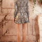 Mini robe de soirée en satin, sans bretelles, sans manches, ligne a, simple, C899