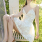 Mini robe de soirée en satin, sans bretelles, sans manches, ligne a, simple, C899