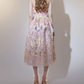 Romantic Strapless Prom Dress Floral A-Line Evening Dress C9140