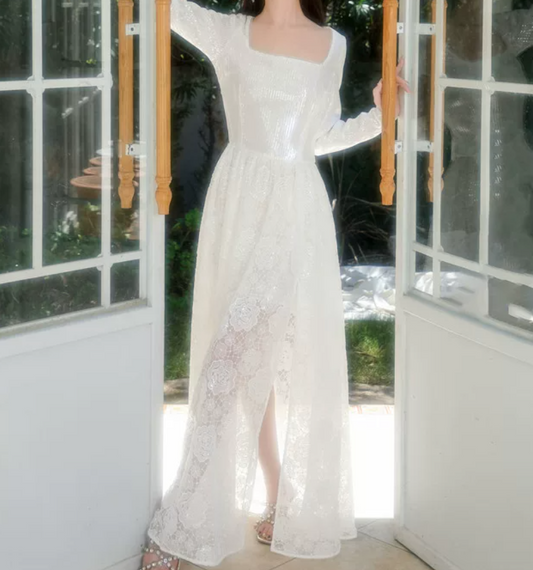 Robe de bal de princesse bustier à volants en satin long, robe de soirée C8117
