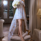 Mini robe de soirée en satin, sans bretelles, sans manches, ligne a, simple, C899