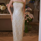 Fascinating Halter Neck Green Prom Dress Sequins Beading Sheath Evening Dress C9146