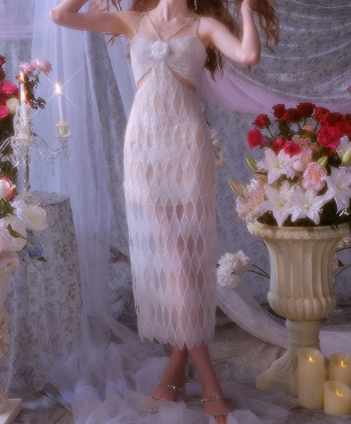 Robe de bal de princesse bustier à volants en satin long, robe de soirée C8117