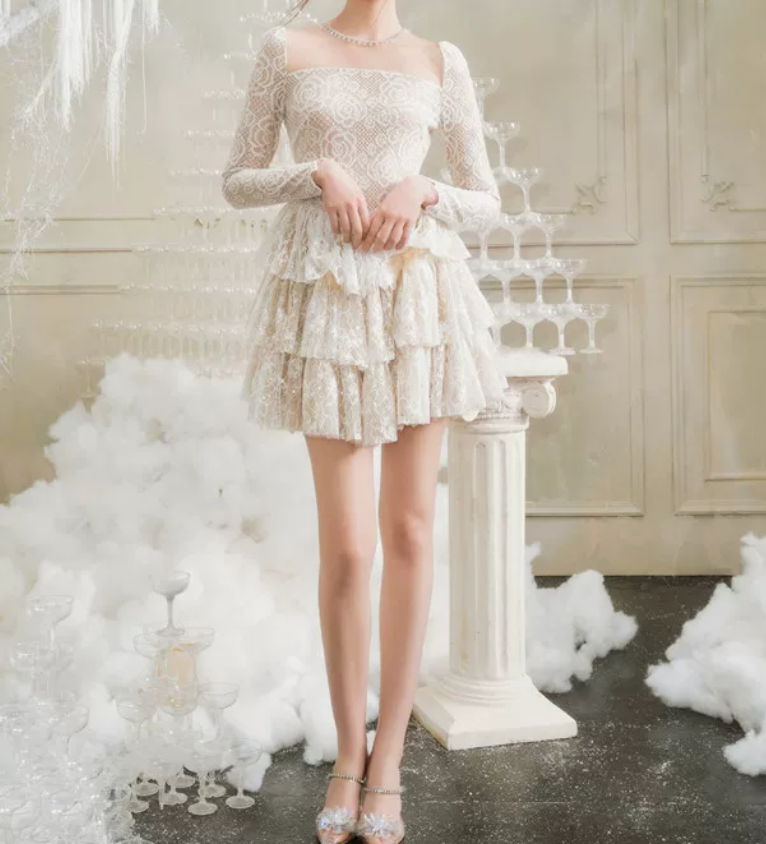 Mini robe de soirée en satin, sans bretelles, sans manches, ligne a, simple, C899