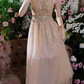 Glittering Halter Neck Gold Prom Dress Sequins Crystals A-Line Evening Dress C9161