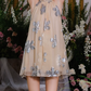 Classical Halter Neck Beige Homecoming Dress Sequins Tulle A-Line Party Dress C9163