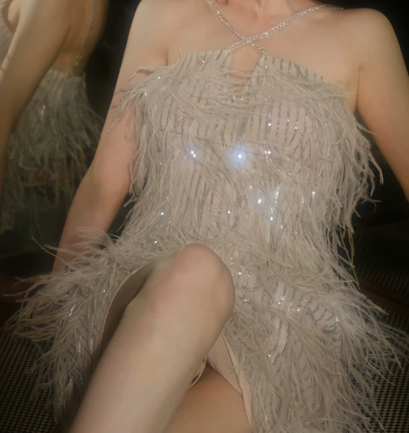Mini robe de soirée en satin, sans bretelles, sans manches, ligne a, simple, C899