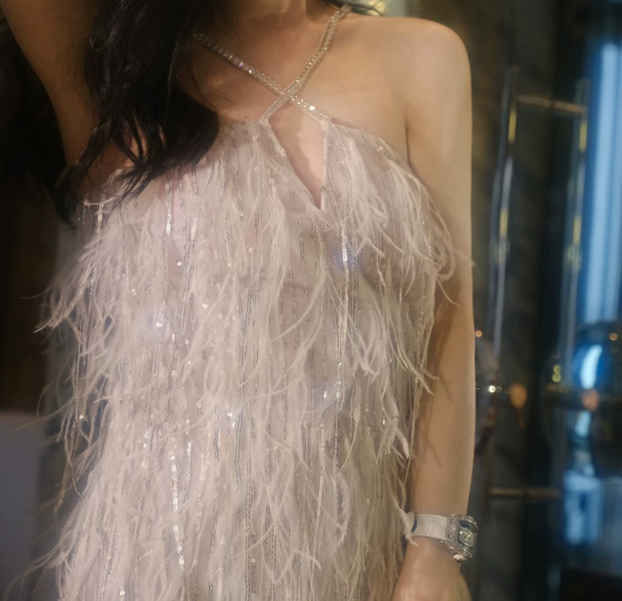 Mini robe de soirée en satin, sans bretelles, sans manches, ligne a, simple, C899