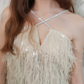 Mini robe de soirée en satin, sans bretelles, sans manches, ligne a, simple, C899