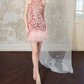 Mini robe de soirée en satin, sans bretelles, sans manches, ligne a, simple, C899