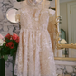 Alluring Illusion Neck Beige Homecoming Dress Sequins A-Line Party Dress C9172