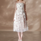 Robe de bal de princesse bustier à volants en satin long, robe de soirée C8117