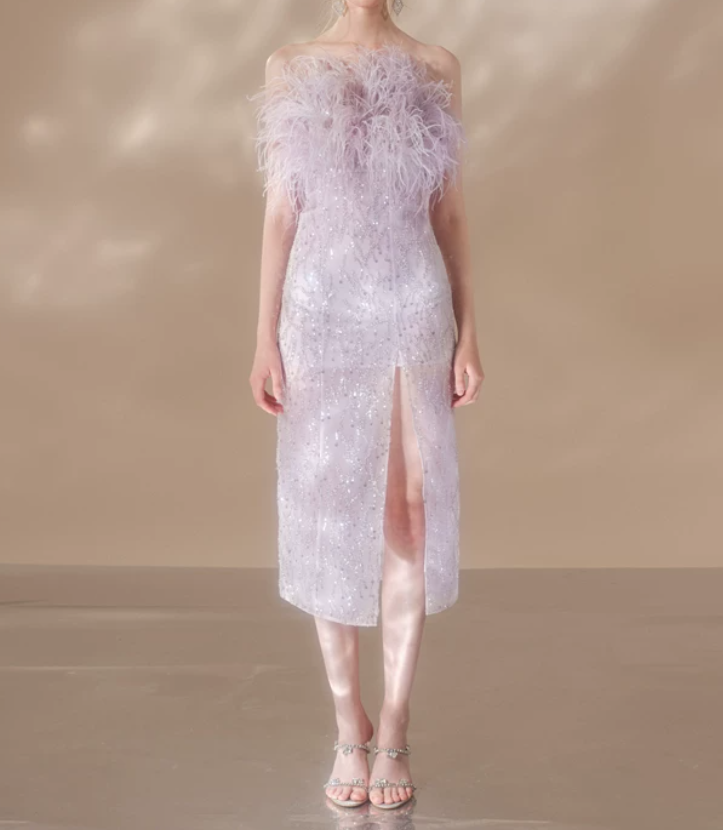 Robe de bal de princesse bustier à volants en satin long, robe de soirée C8117