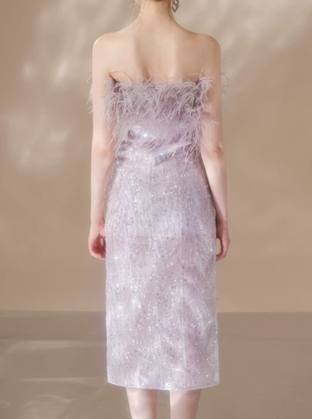 Robe de bal de princesse bustier à volants en satin long, robe de soirée C8117