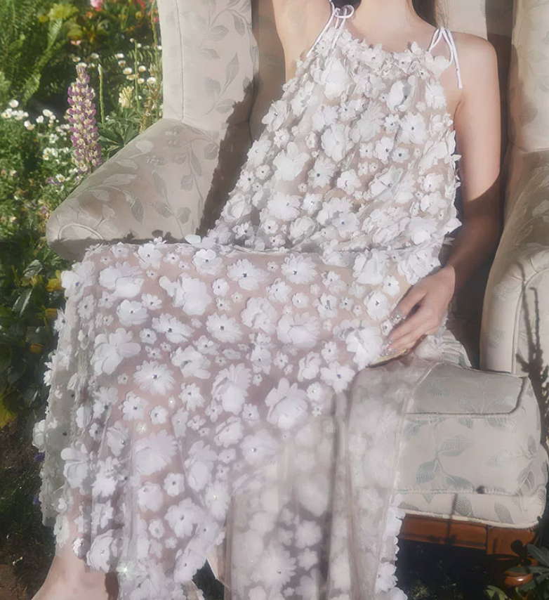 Robe de bal de princesse bustier à volants en satin long, robe de soirée C8117