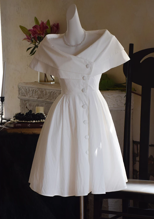 Mini robe de soirée en satin, sans bretelles, sans manches, ligne a, simple, C899