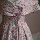 Cute Off-Shoulder Homecoming Dress Floral A-Line Party Dress C9197