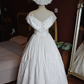 Ornate Off-Shoulder Wedding Dresses Lace A-Line Bridal Dress C9209