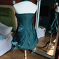 Sleek Halter Neck Homecoming Dress Satin Ruched A-Line Party Dress C9217