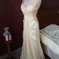 Sweet Backless Pink Prom Dress Appliques Lace A-Line Evening Dress C9219