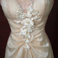Sweet Backless Pink Prom Dress Appliques Lace A-Line Evening Dress C9219